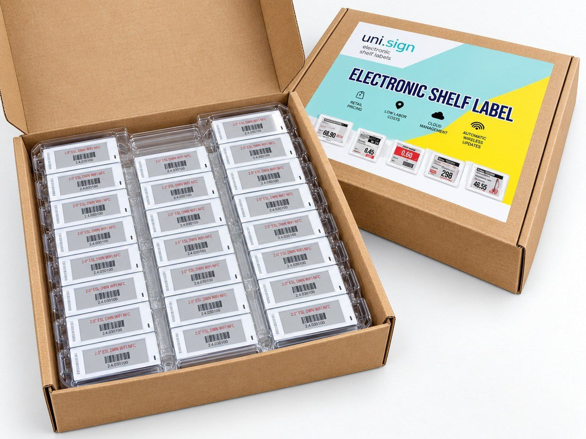 3.7 Inch Electronic Shelf Label (ESL) V Model 4 Color (Pack of 75)