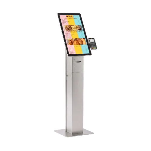 Unisign Rize 21.5 inch self order kiosk front view