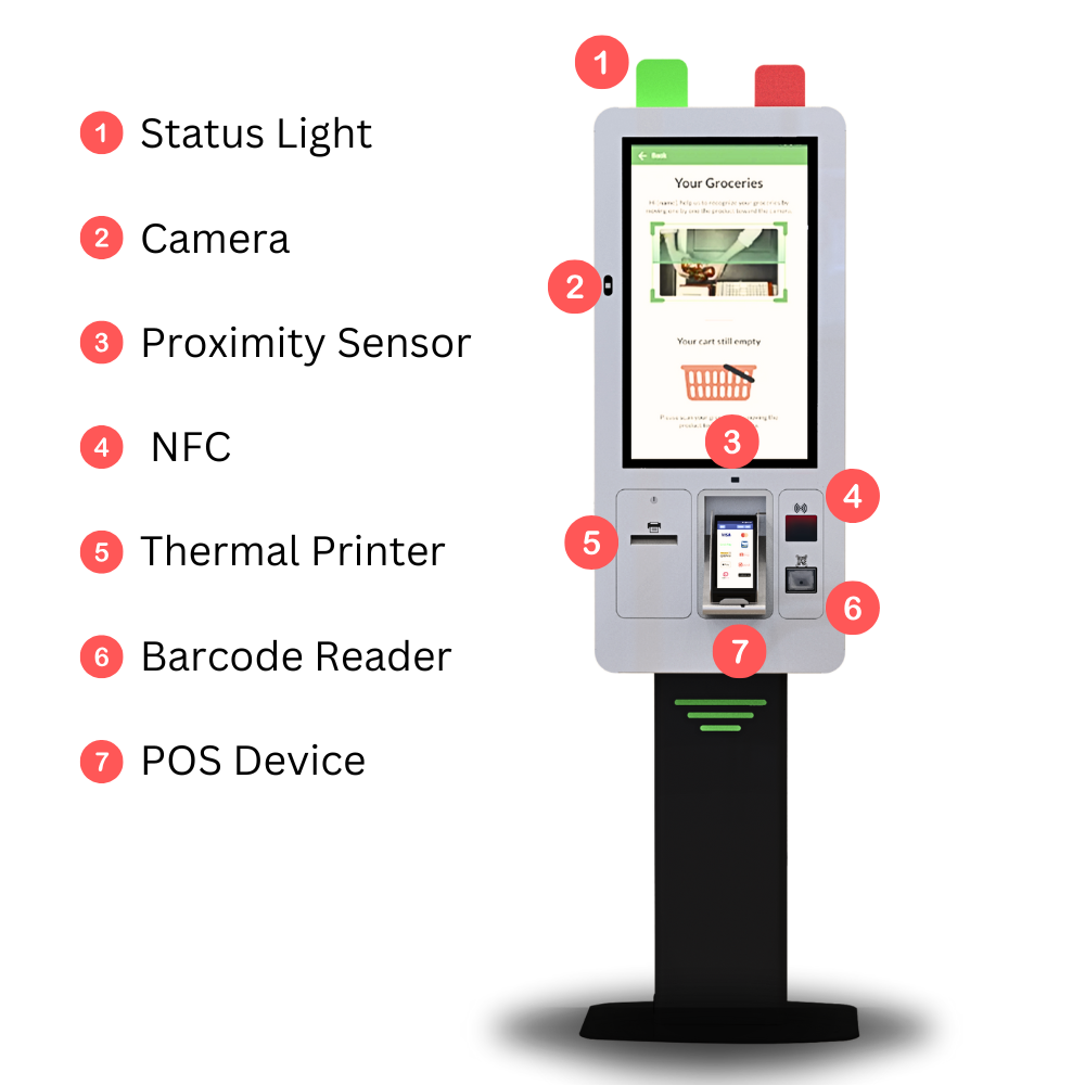 32 Inch Self-Service Order Samsun Kiosk