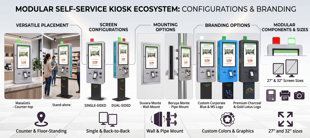 32 Inch Self-Service Order Samsun Kiosk