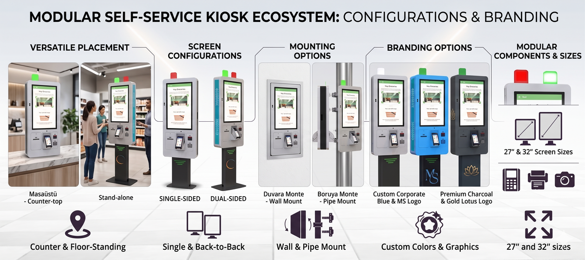 32 Inch Self-Service Order Samsun Kiosk