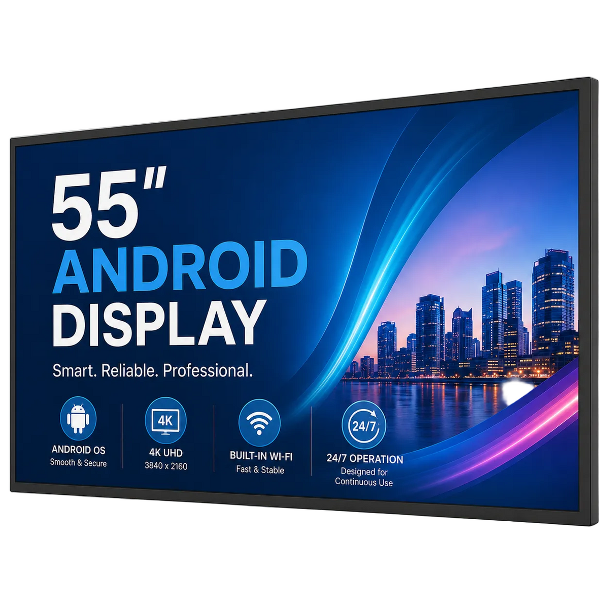 55 Inch Android Digital Signage Display