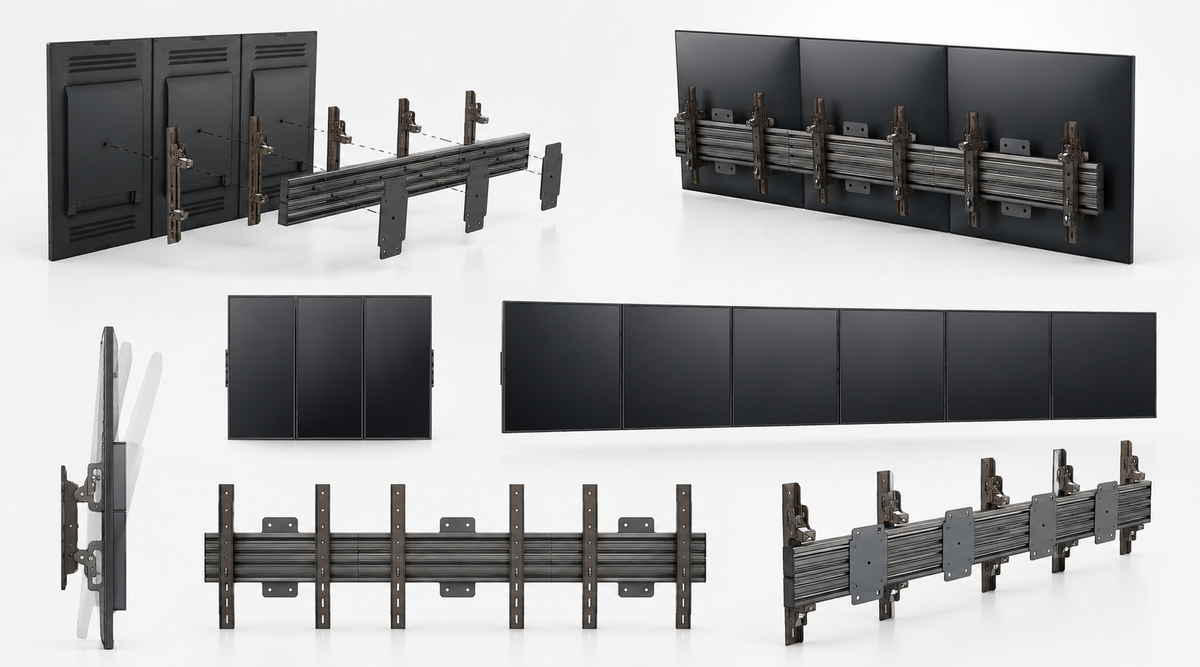 Modular Menuboard Mounting System Apparatus 43 Inch