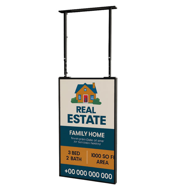 Window Display Dual Sided 55 Inch