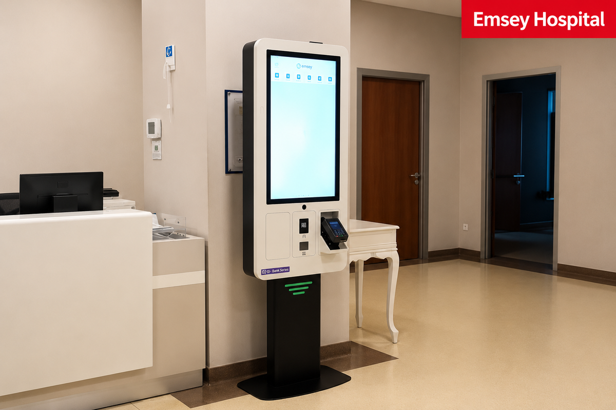 Unisign Rize 21.5 inch self order kiosk application image