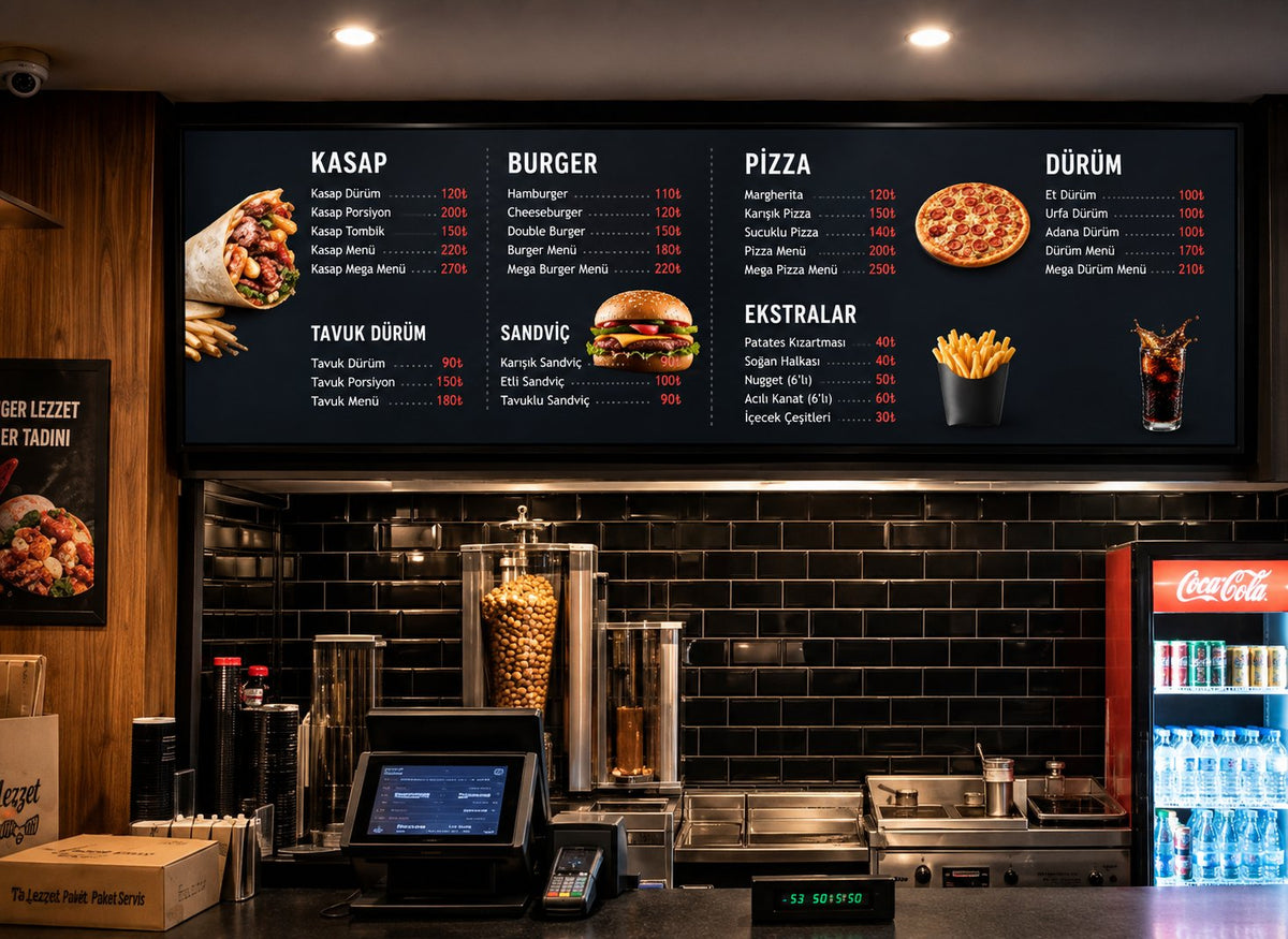 43 Inch Android Digital Signage Display (Menuboard) 2x1