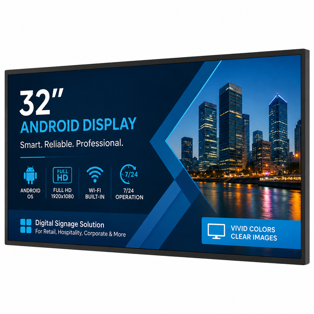 32 Inch Android Digital Signage Display